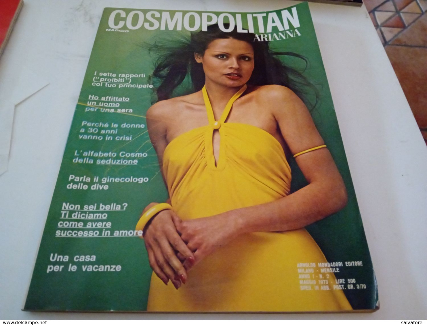 RIVISTA COSMOPOLITAN ARIANNA- ANNO 1- NUMERO 2- MAGGIO 1973 - Health & Beauty