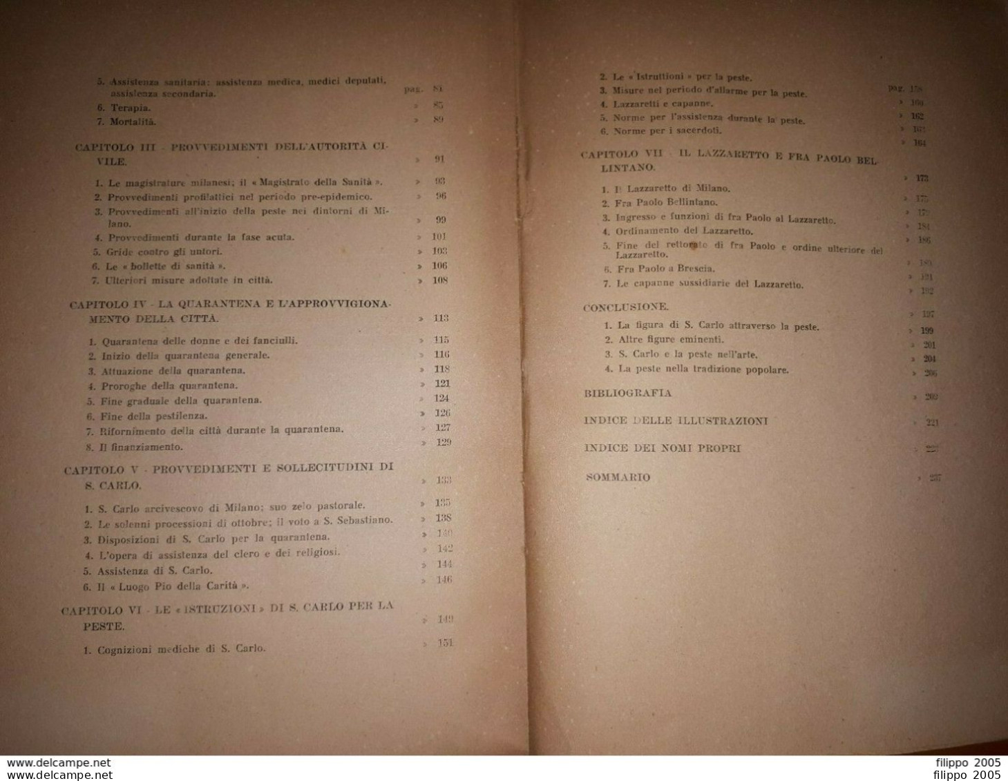 1944 - LA PESTE DI SAN CARLO VISTA DA UN MEDICO - LA CAVA - MEDICINA - LIBRO - Medicina, Psicologia