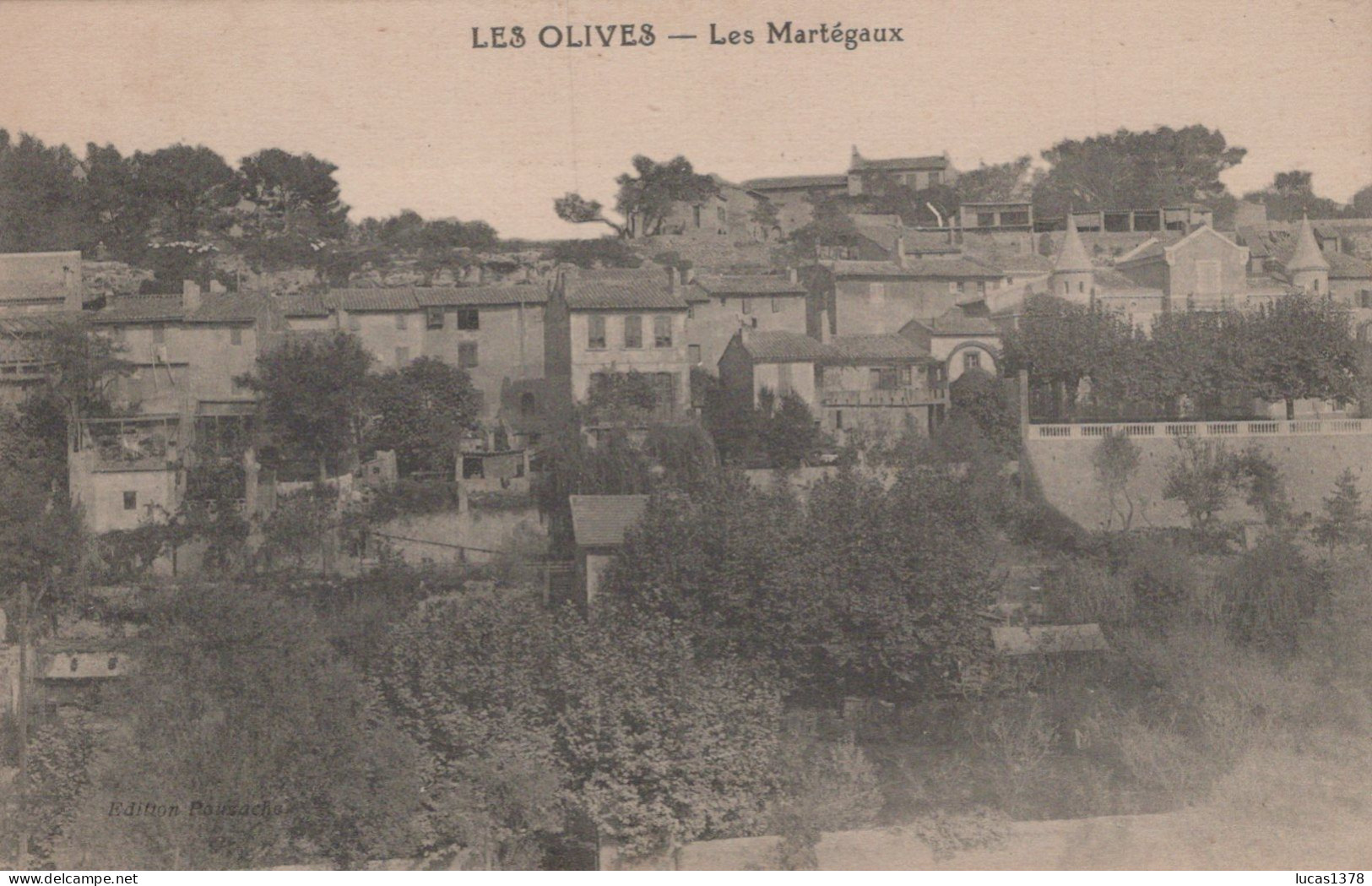 13 / MARSEILLE / LES OLIVES /  LES MARTEGAUX - Saint Barnabé, Saint Julien, Montolivet