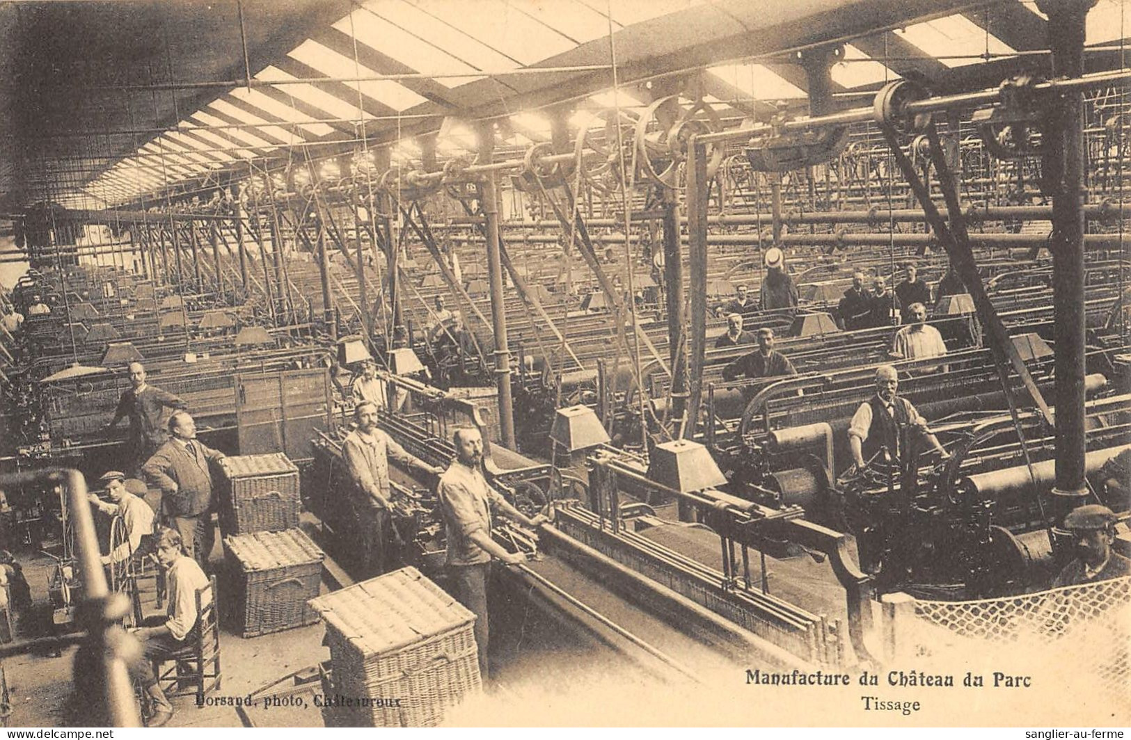 CPA 36 CHATEAUROUX / MANUFACTURE DU CHATEAU DU PARC / TISSAGE - Chateauroux