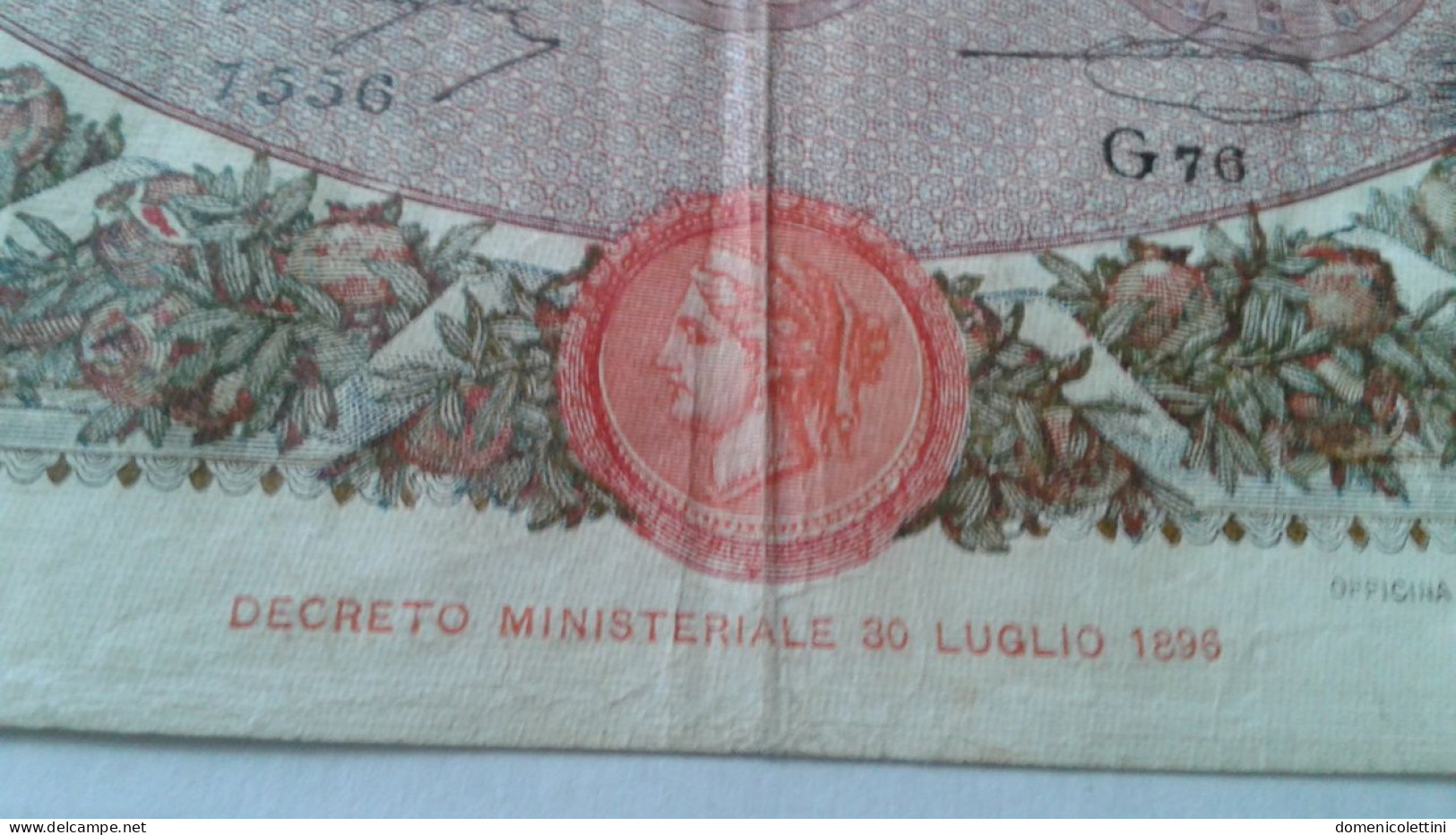 BANCONOTA DA 500 LIRE LA SPIGOLATRICE