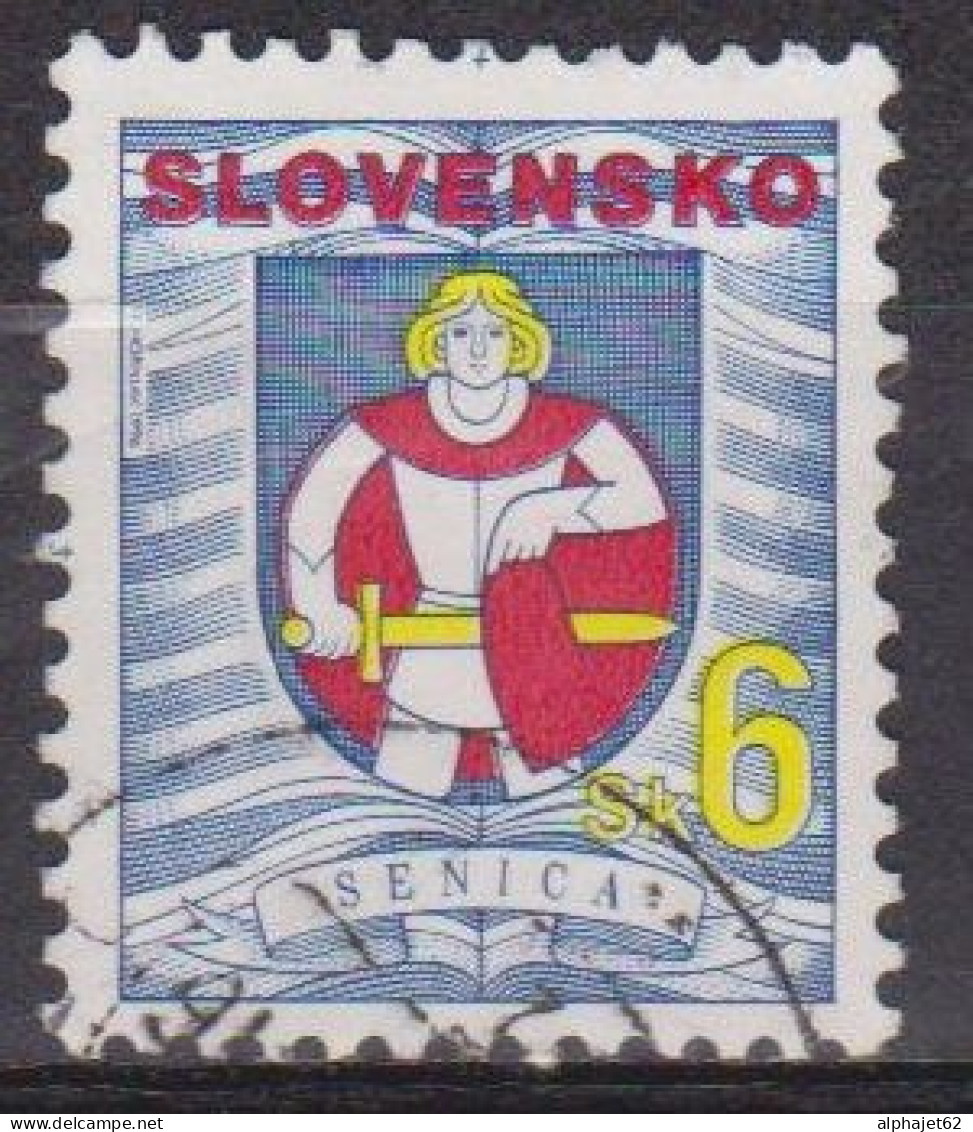 Armoiries - SLOVAQUIE - Ville De Senica - N° 215 - 1996 - Oblitérés