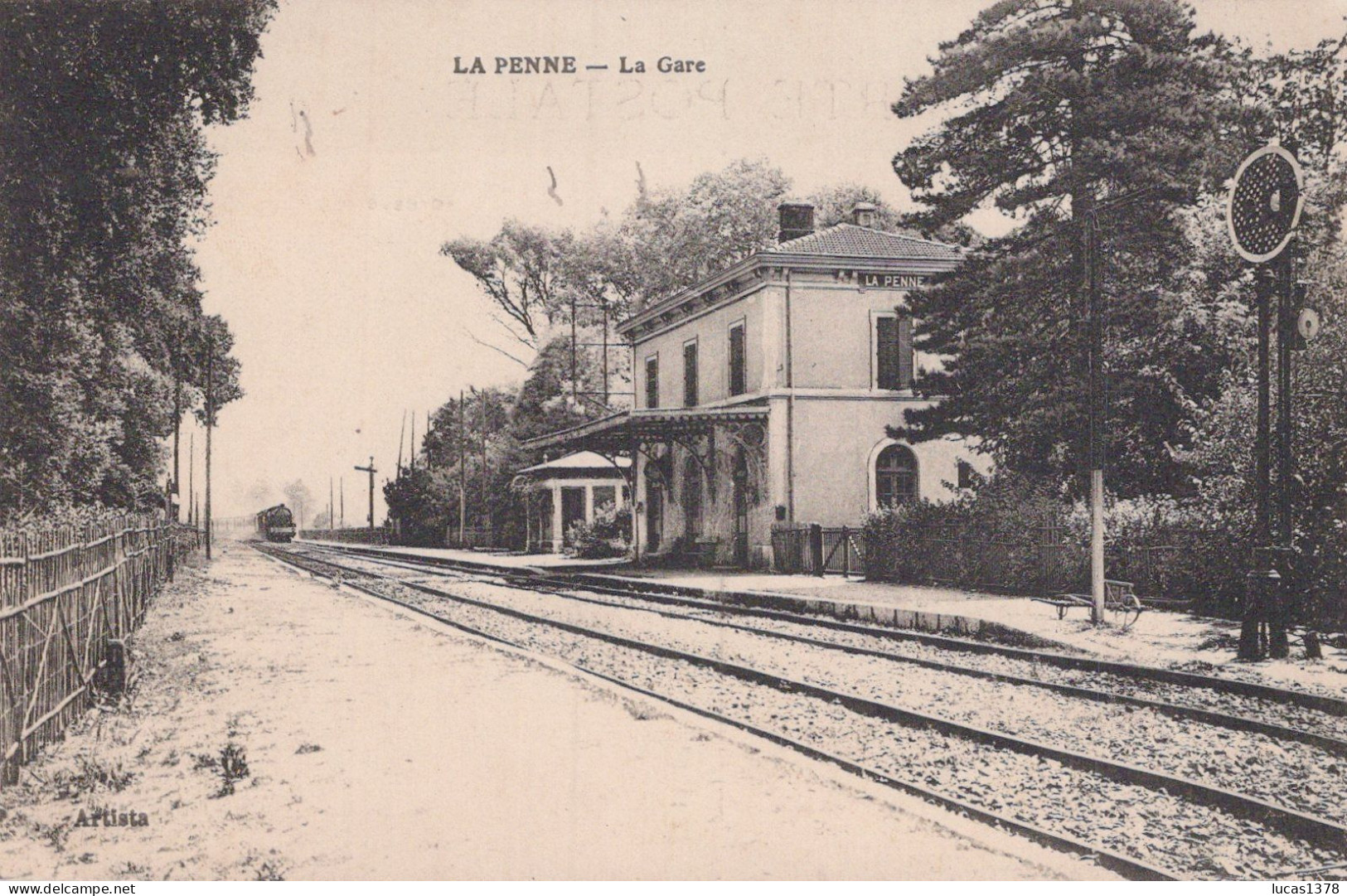 13 / MARSEILLE / LA PENNE / LA GARE / TRAIN /  PLAN PEU COURANT - Saint Marcel, La Barasse, St Menet