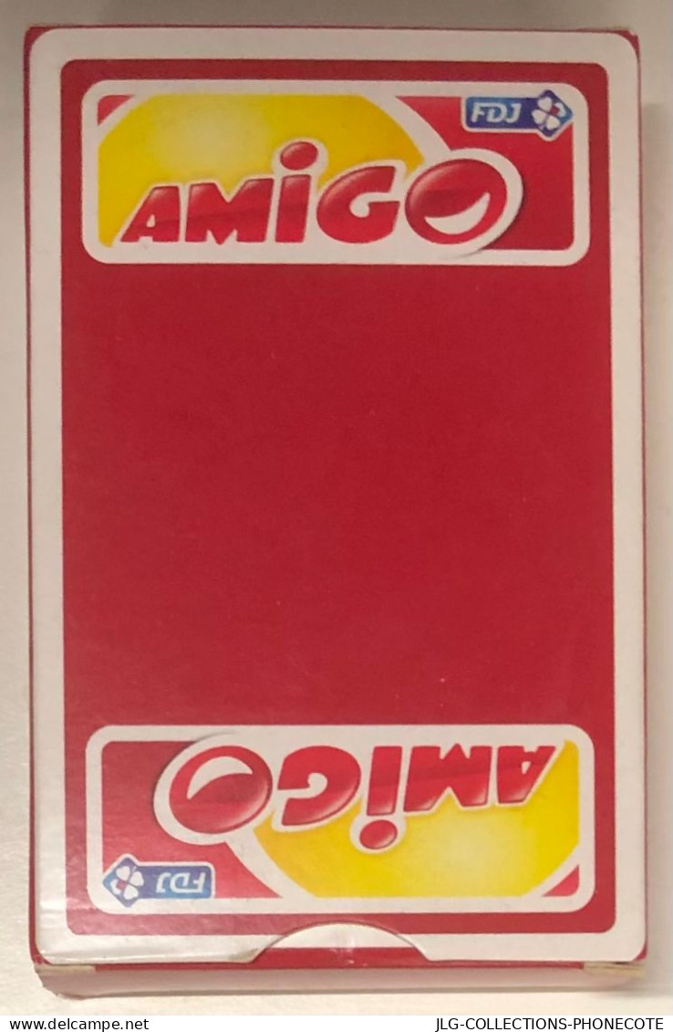 FDJ JEUX DE 54 CARTES À JOUER PUBLICITAIRE AMIGO FRANÇAISE DES JEUX DE MARQUE GRIMAUD NEUF - 54 Kaarten