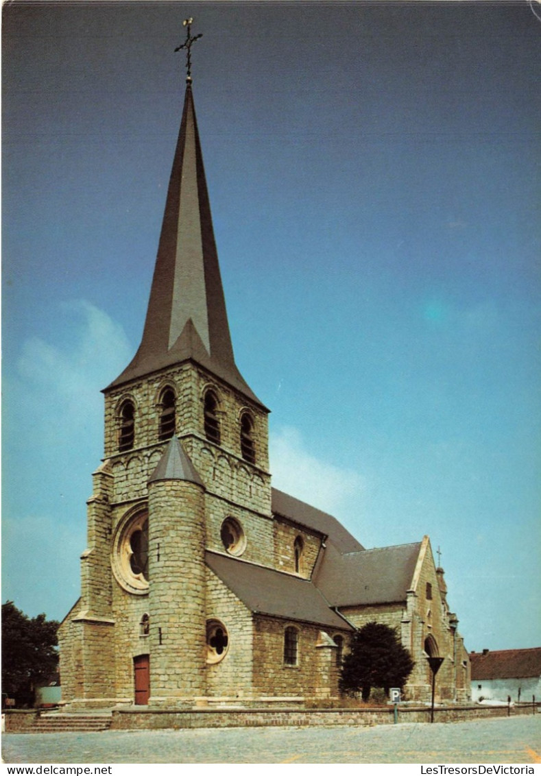BELGIQUE - Aalst - Église De Baardegem 13e Siècle - Vue De Face De La Partie Romane - Colorisé - Carte Postale - Aalst