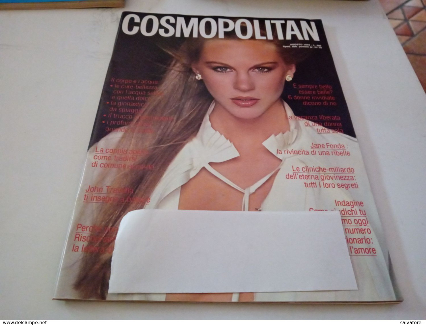 RIVISTA COSMOPOLITAN-AGOSTO  1978 - Lifestyle