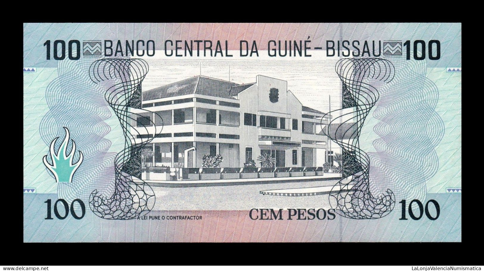 Guinea Bissau 100 Pesos 1990 Pick 11 Sc Unc - Guinee-Bissau