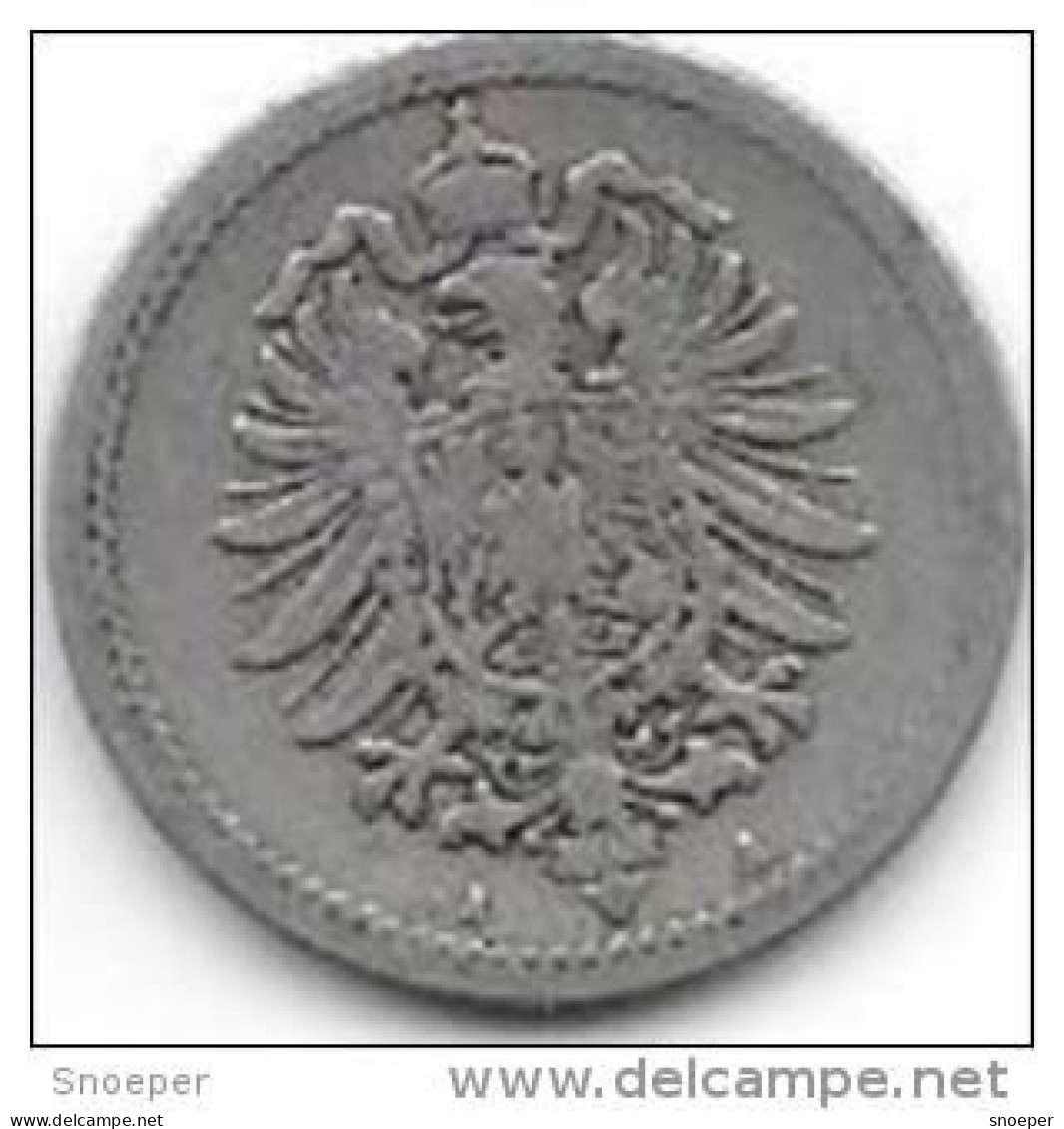 Empire 5 Pfennig 1875  A Km 3   Fr+ - 2 Pfennig