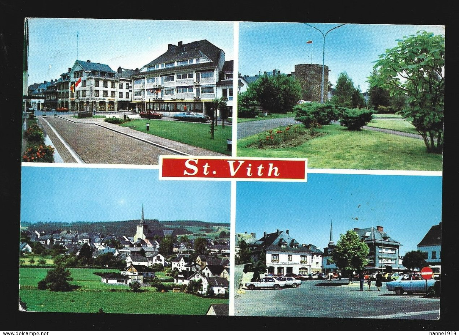 Sankt Vith Multi View Photo Carte Liège Htje - Sankt Vith