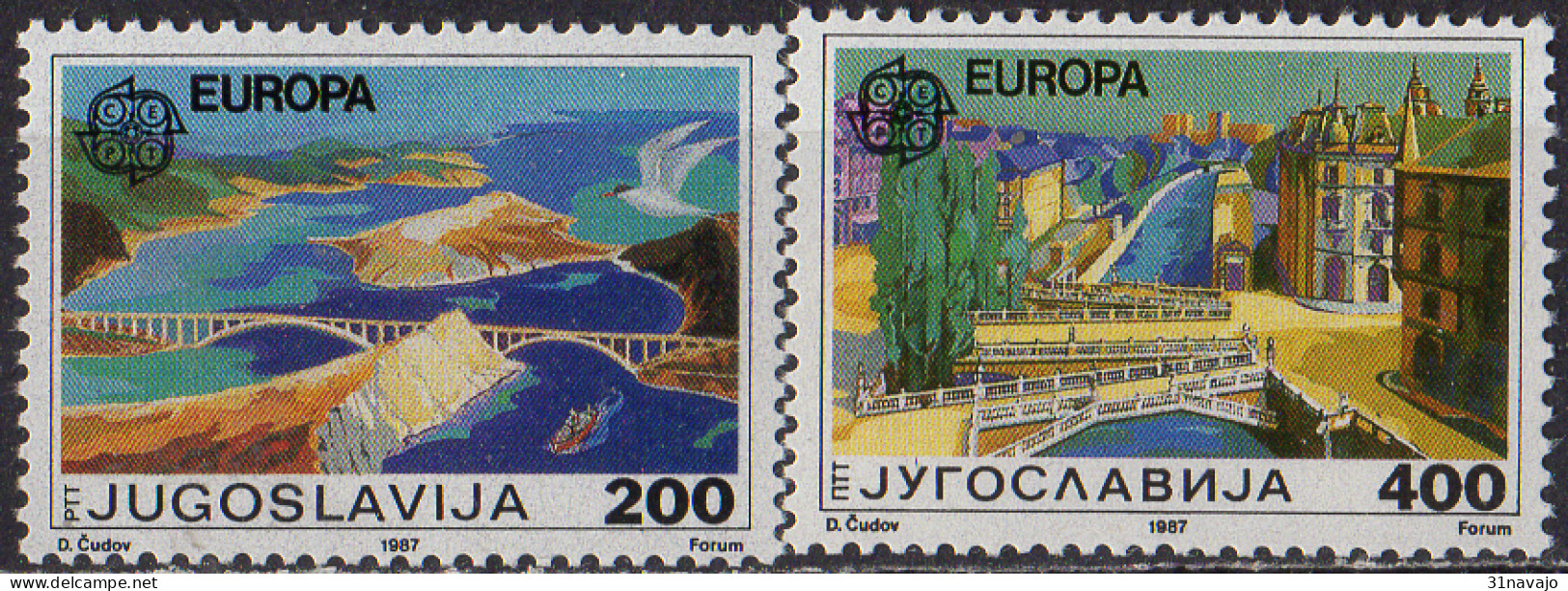 YOUGOSLAVIE - Europa CEPT 1987 - 1987