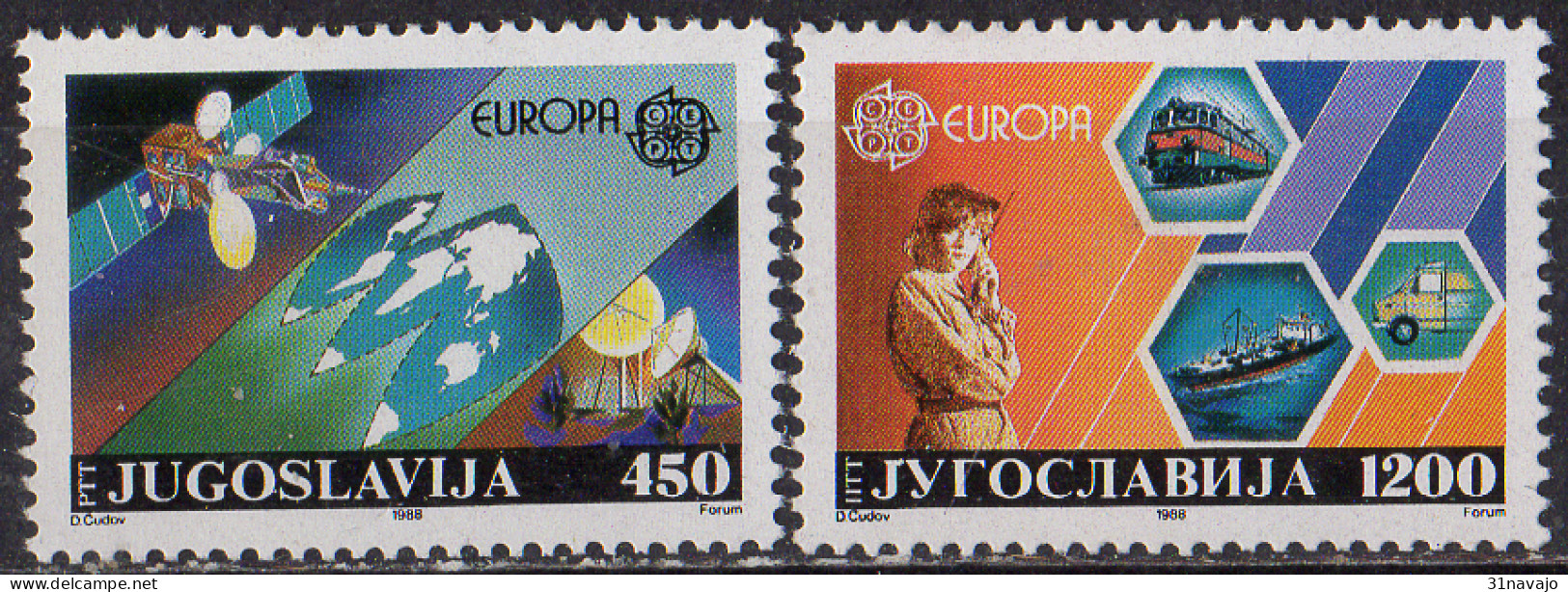 YOUGOSLAVIE - Europa CEPT 1988 - 1988