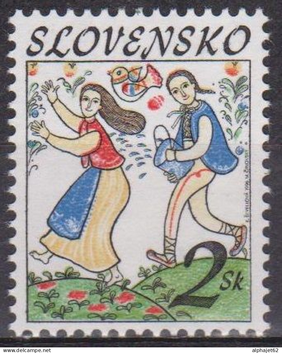 Folklore - SLOVAQUIE - Traditions De Paques - N° 210 ** - 1996 - Unused Stamps