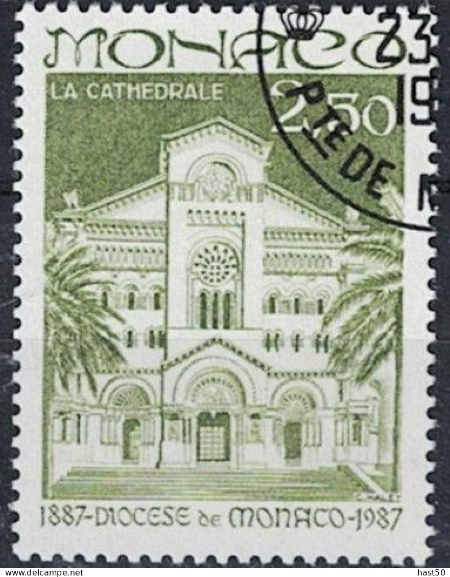 Monaco - 100 Jahre Kirchengemeinden (MiNr: 1802/3) 1987 - Gest Used Obl - Used Stamps