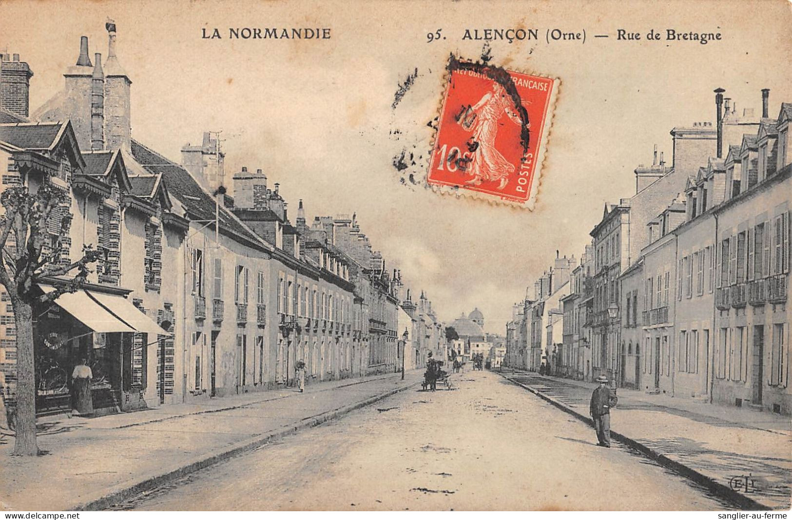 CPA 61 ALENCON /  RUE DE BRETAGNE - Alencon