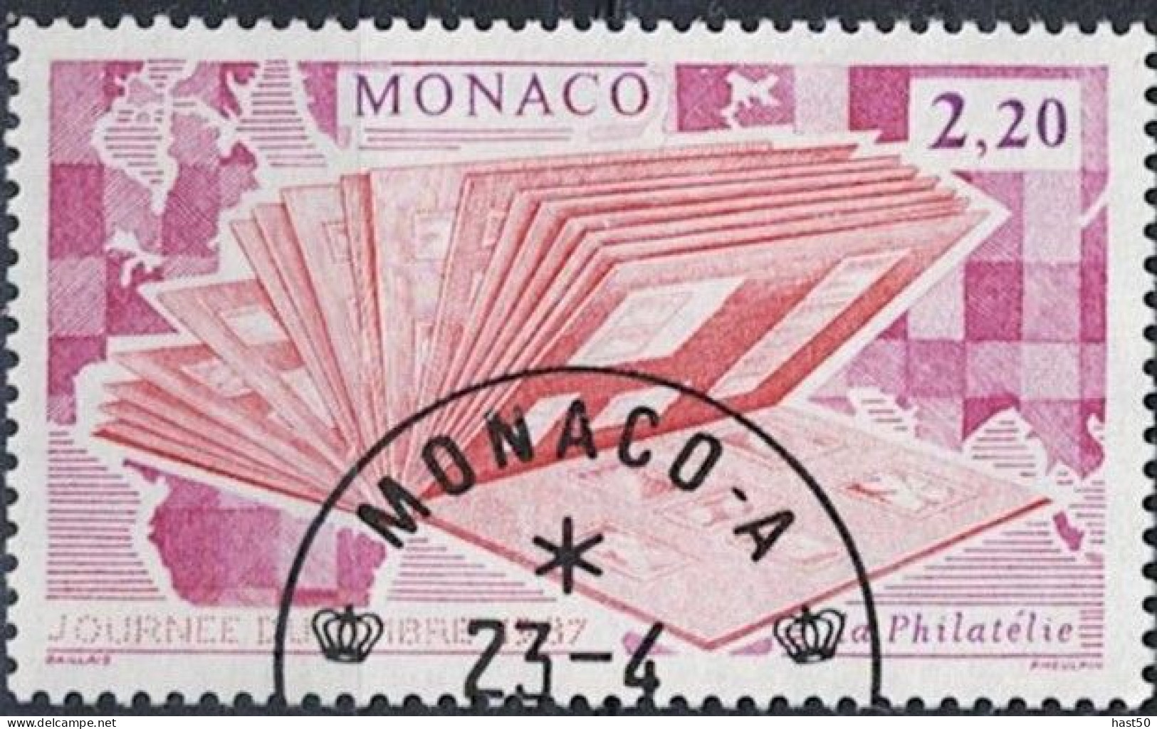 Monaco - Tag Der Briefmarke (MiNr: 1806) 1987 - Gest Used Obl - Usados