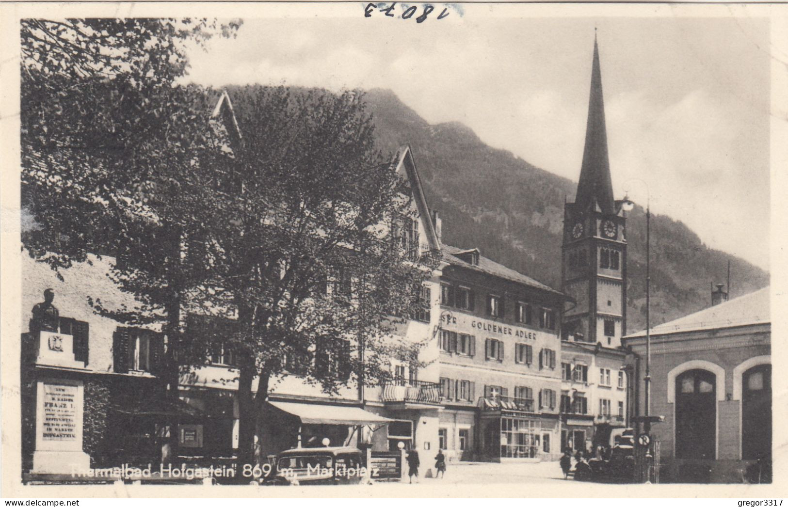 E705) Thermalbad HOFGASTEIN - Marktplatz Mit Alten DETAILS - Bad Hofgastein