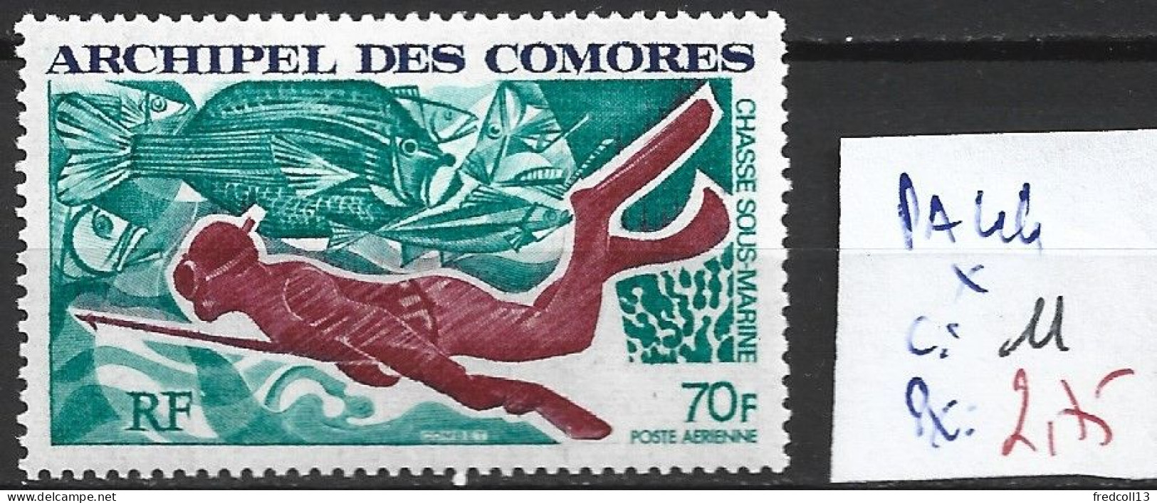 COMORES FRANCAISES PA 44 * Côte 11 € - Airmail