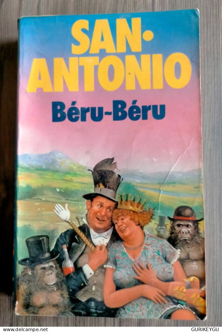 SAN ANTONIO Béru-Béru 1000 Illustration Dessins De BUBOUT Roman D'aventures FLEUVE NOIR 1986 - Novelas Negras