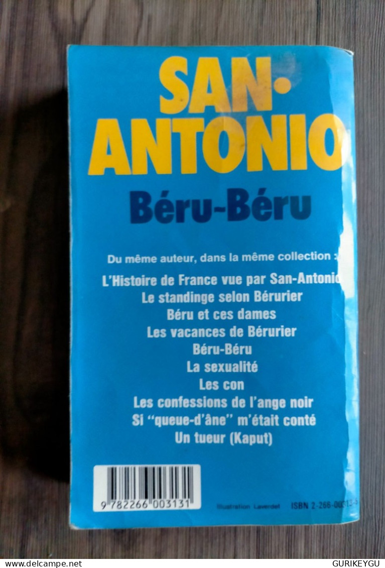 SAN ANTONIO Béru-Béru 1000 Illustration Dessins De BUBOUT Roman D'aventures FLEUVE NOIR 1986 - Novelas Negras