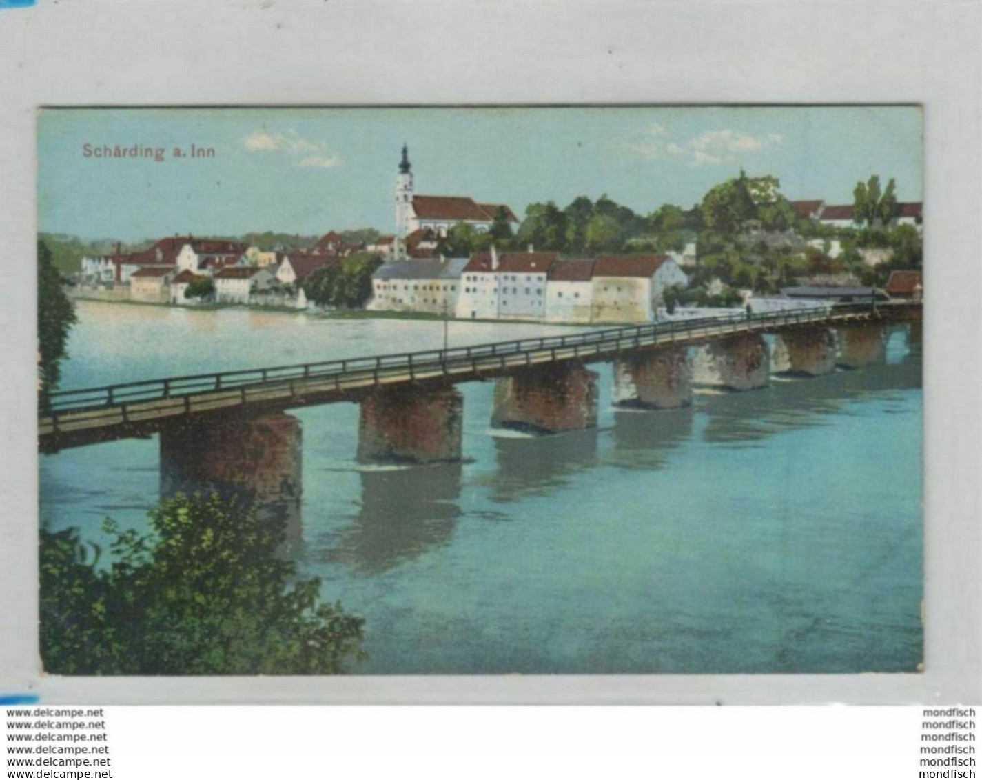 Schärding Am Inn Von Bayern Aus 1913 Gelaufen In Bayern - Schärding