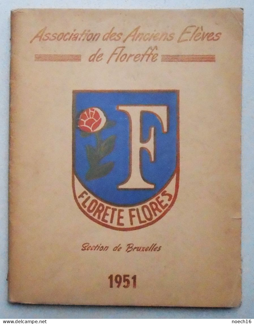 Cahier Association Des Anciens Elèves De Floreffe Section De Bruxelles 1951 - Belgique