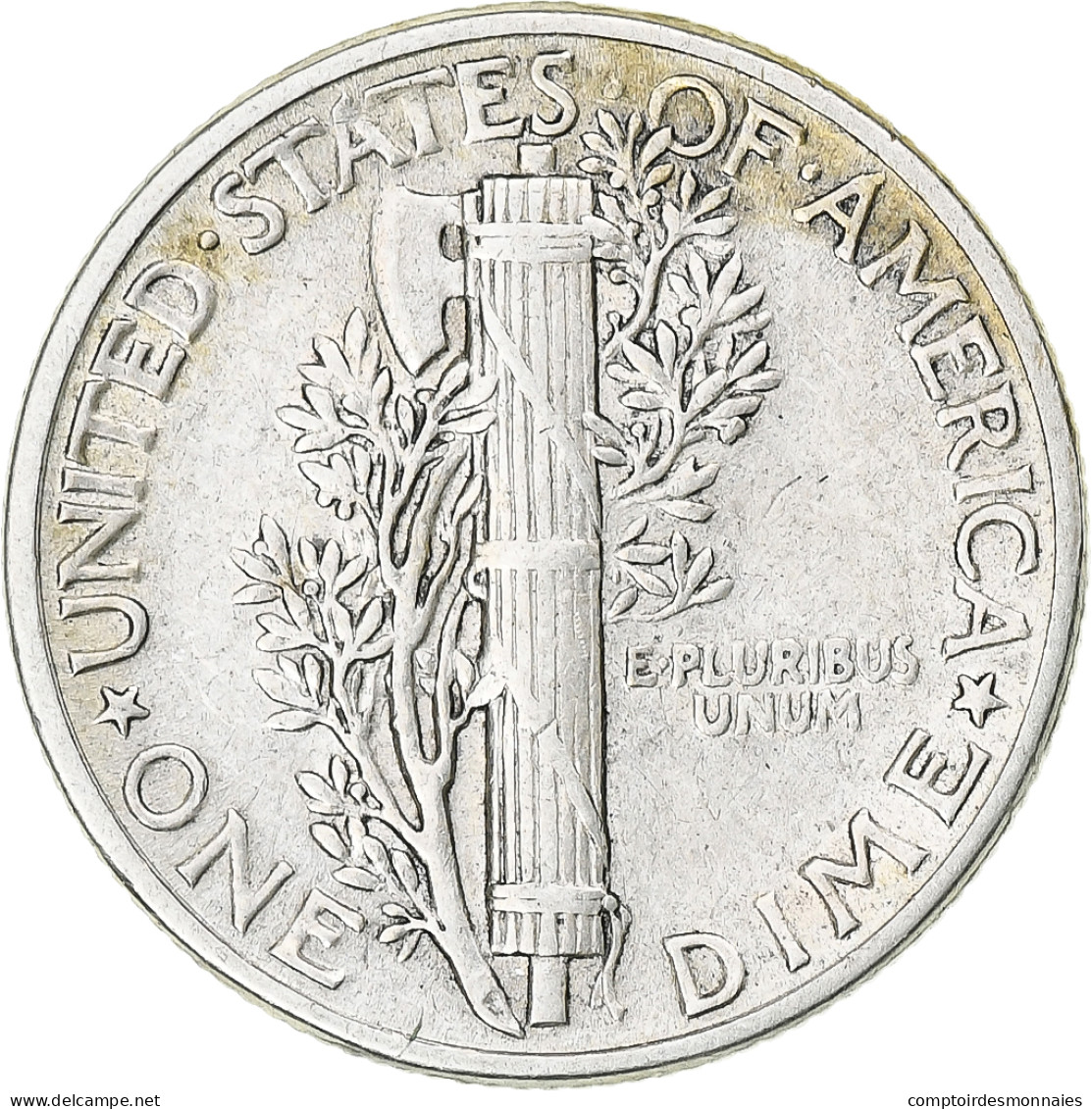 Monnaie, États-Unis, Mercury Dime, Dime, 1944, U.S. Mint, Philadelphie, SUP - 1916-1945: Mercury (Mercure)
