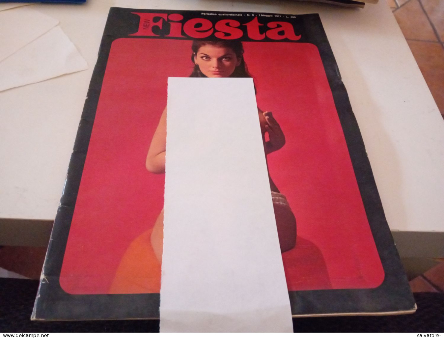 RIVISTA SEX FIESTA- PERIODICO QUATTORDICINALE- NUMERO 9- 1 MAGGIO 1971 - Salute E Bellezza