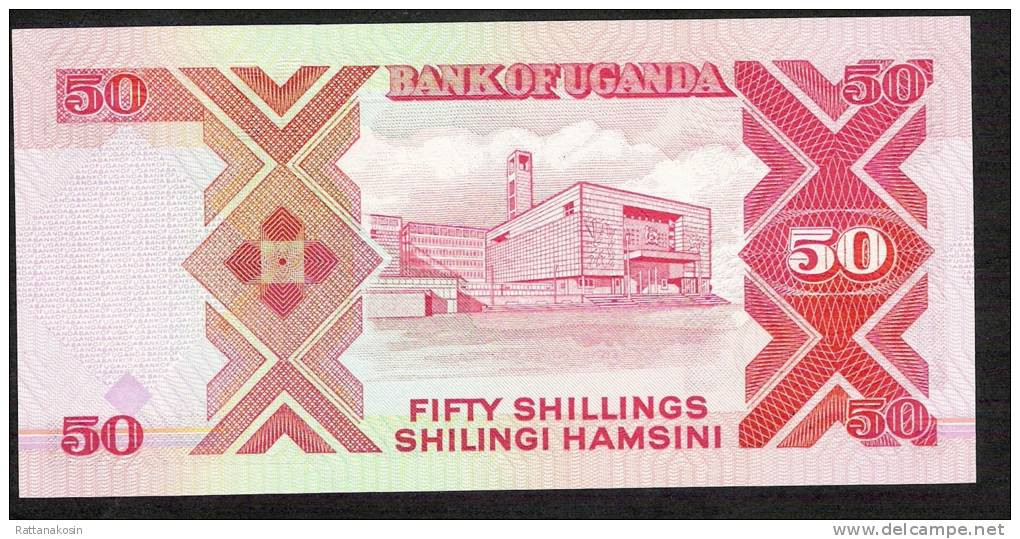 UGANDA   P30b 50  SHILLINGS 1988 #FV       UNC. - Uganda