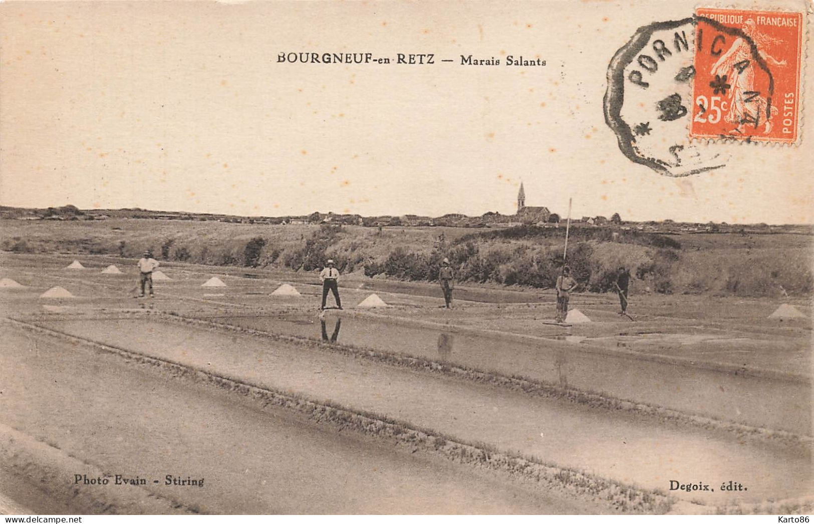 Bourgneuf En Retz * Les Marais Salants * Thème Paludier Sel Salt - Bourgneuf-en-Retz