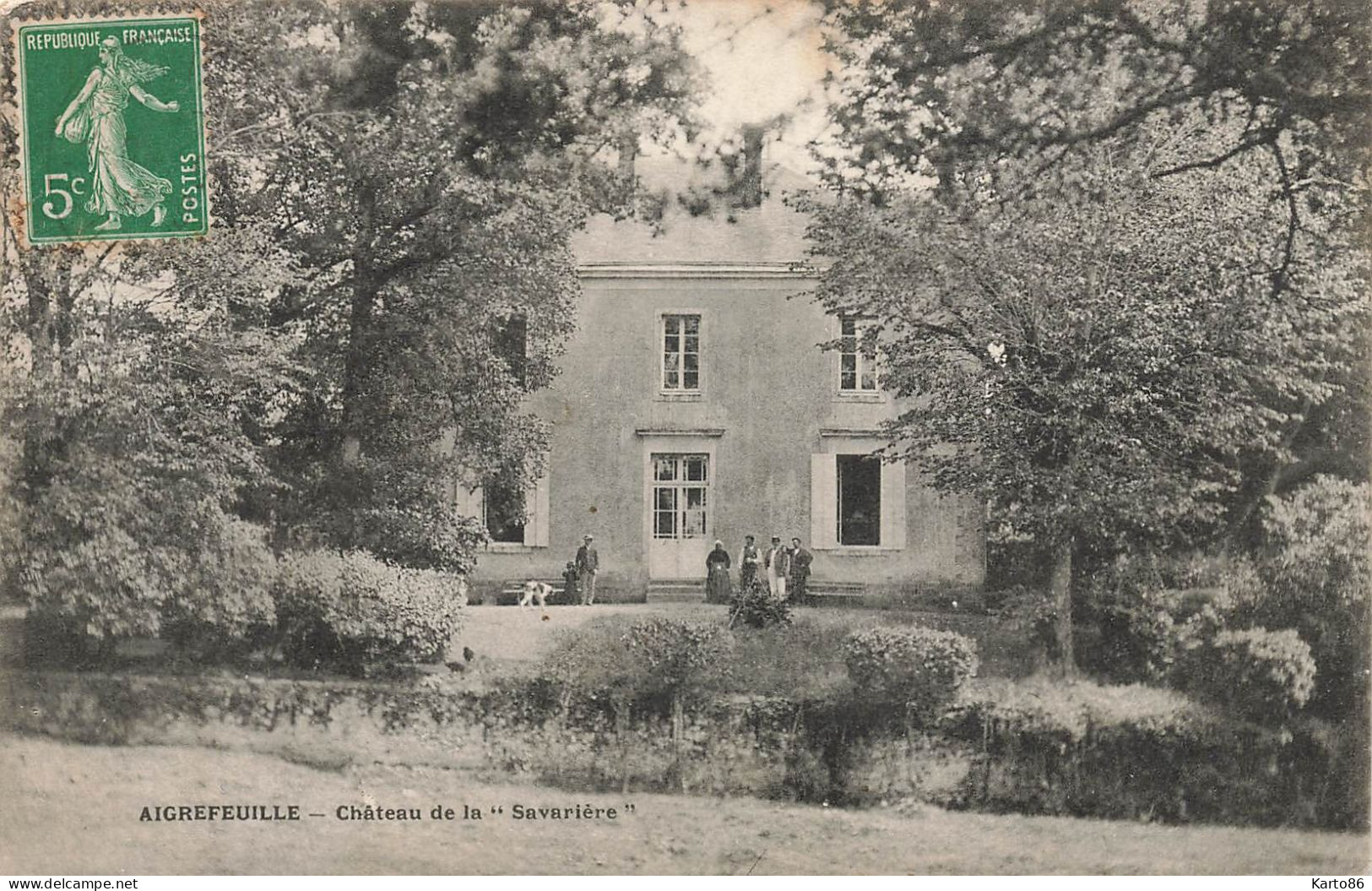 Aigrefeuille Sur Maine * Château De La " Savarière " * Savarière Villageois - Aigrefeuille-sur-Maine