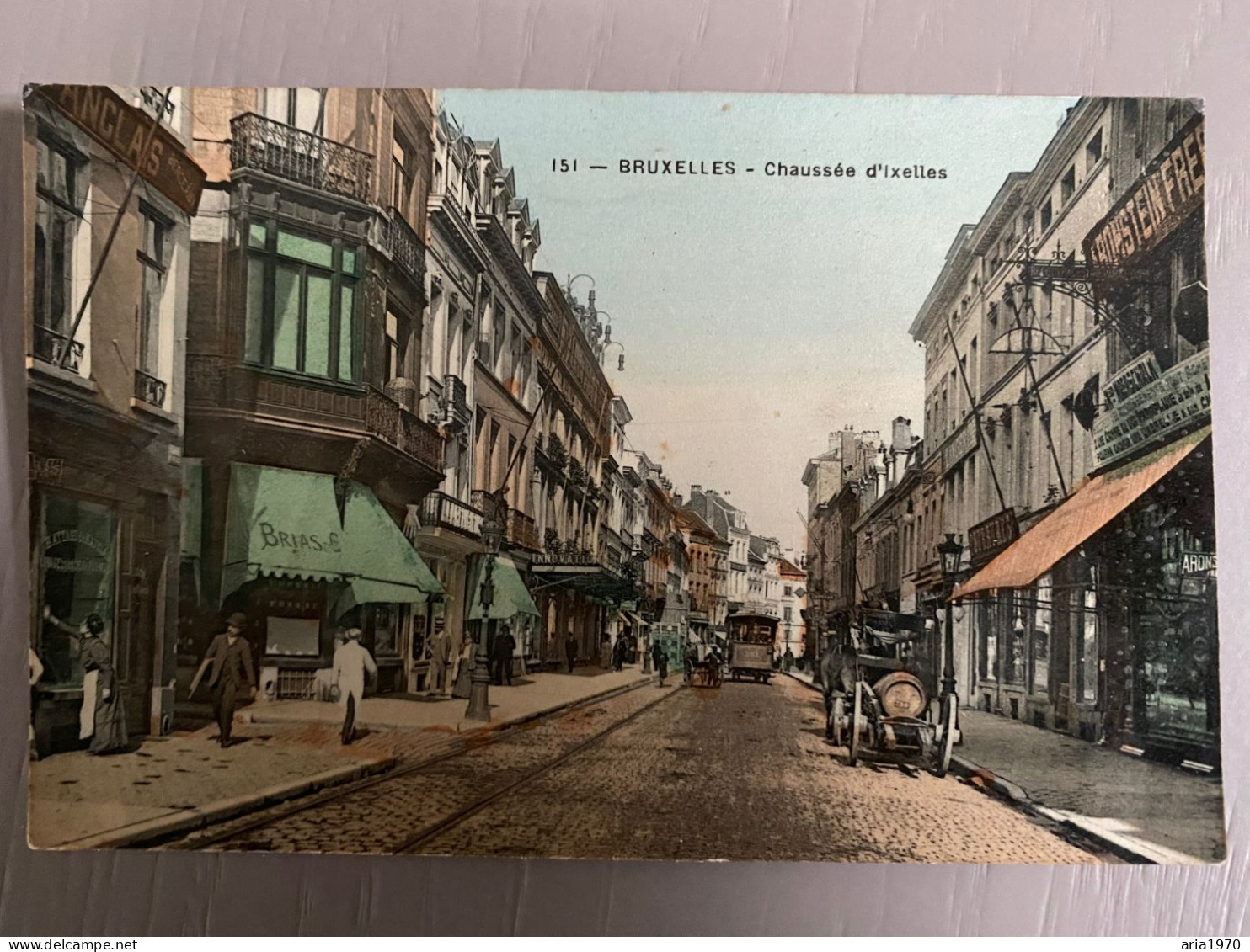 IXELLES  Chaussée D'Ixelles  Carte Couleur - Elsene - Ixelles