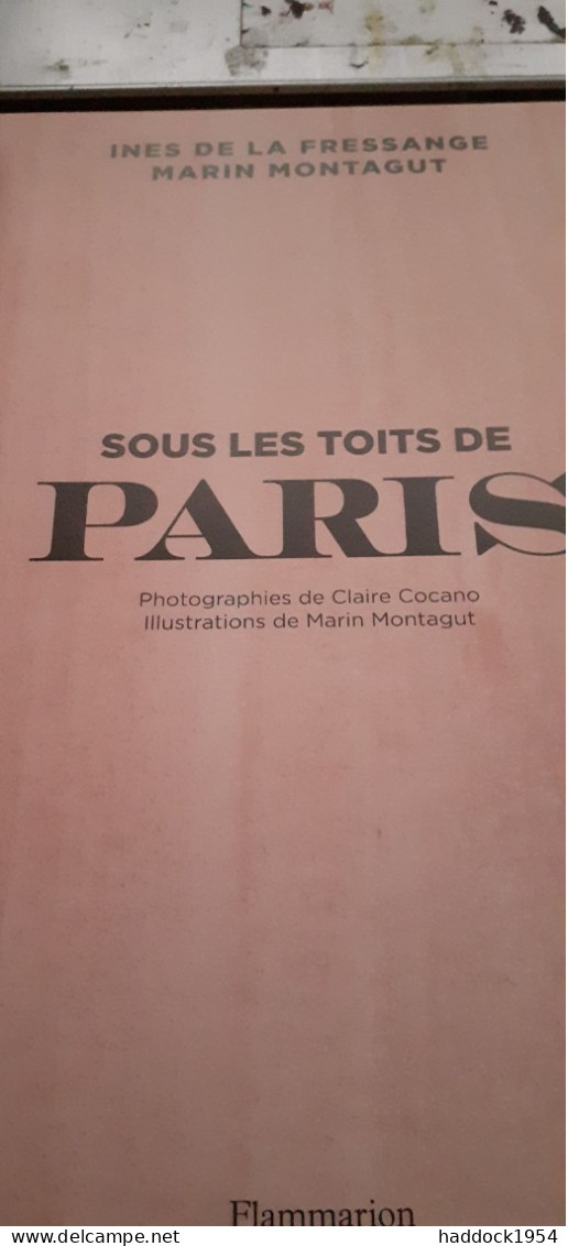 Sous Les Toits De PARIS INES DE LA FRESSANGE MARIN MONTAGUT Flammarion 2018 - Home Decoration
