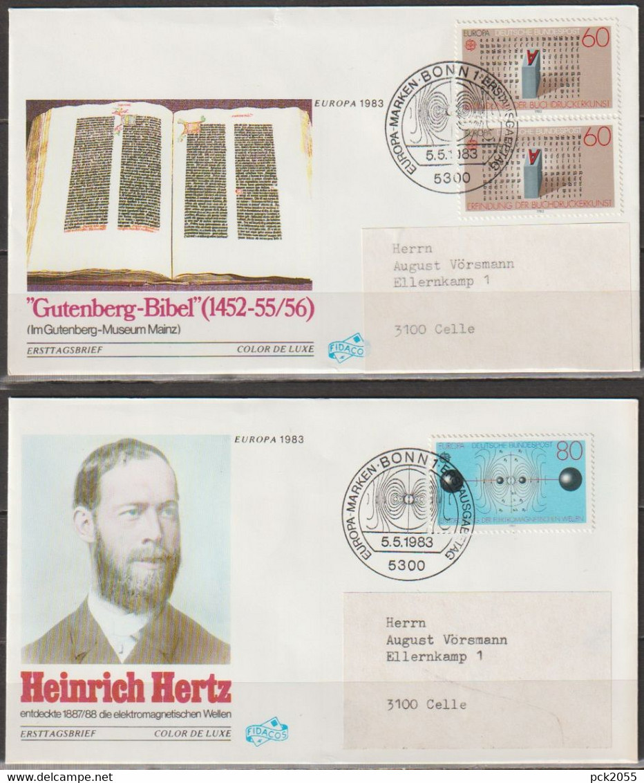 BRD FDC 1983 Nr.1175 -1176  Europa  ( D 6808 )  Günstige Versandkosten - 1981-1990