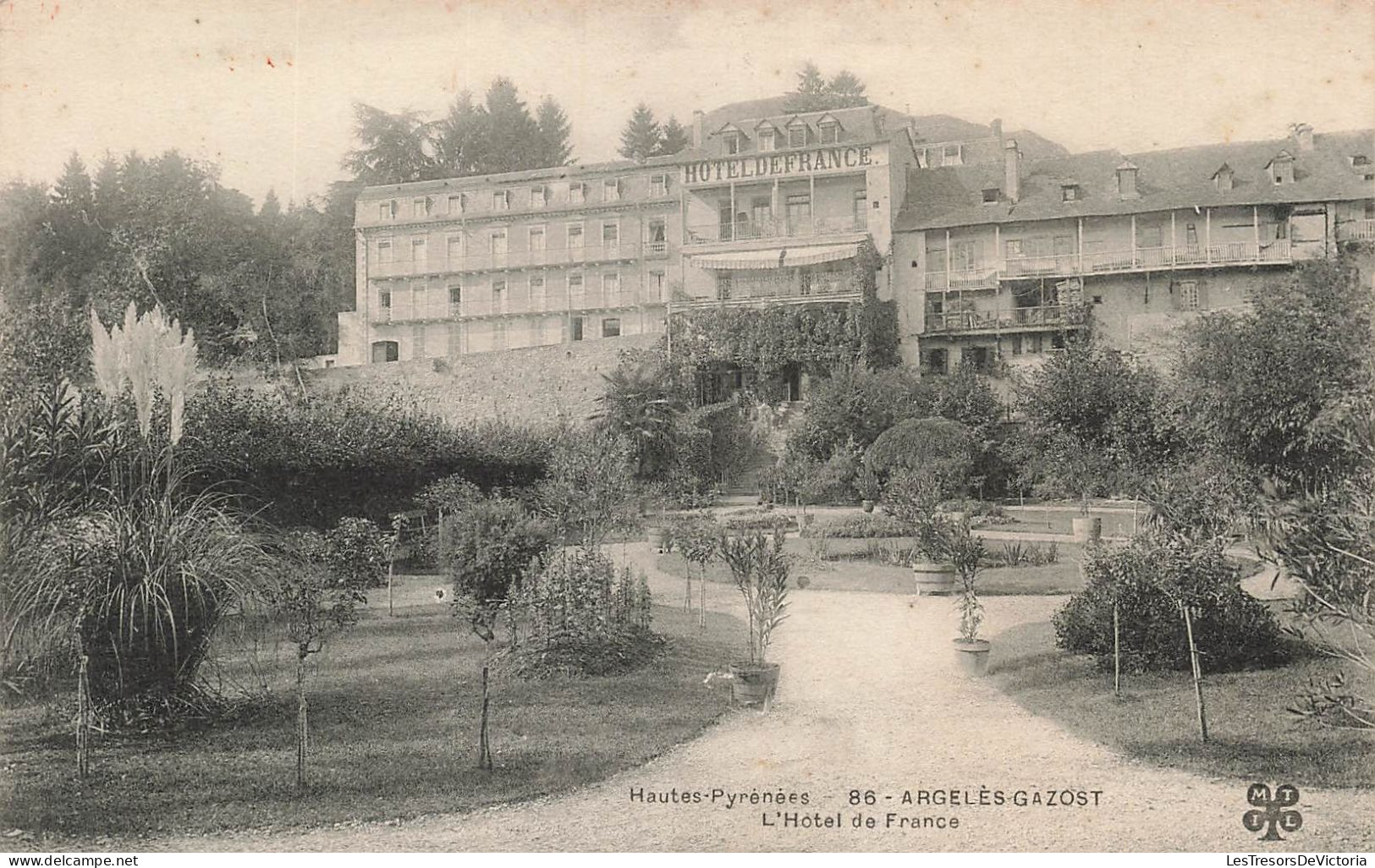 FRANCE - Argelès Gazost - L'Hôtel De France - Hautes Pyrénées - Carte Postale Ancienne - Argeles Gazost