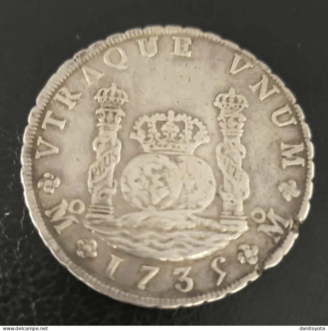 ESPAÑA. AÑO 1735. FELIPE V.  8 REALES PLATA MEXICO MF. PESO 26.9 GR.  REF A/F - Provincial Currencies