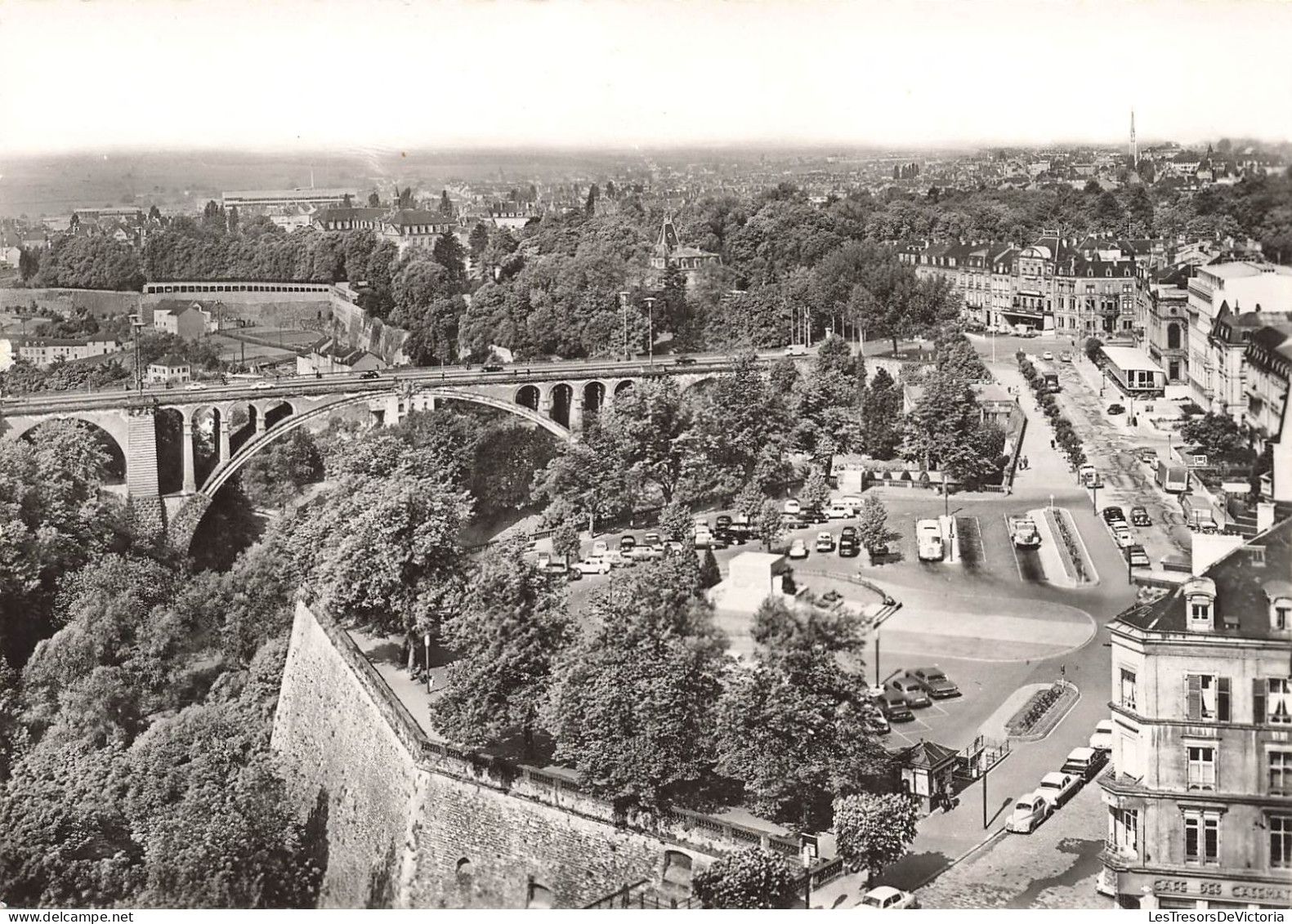 LUXEMBOURG - Le Pont Adolphe - Le Boulevard Roosevelt Et La Place De La Constitution - Carte Postale - Andere & Zonder Classificatie