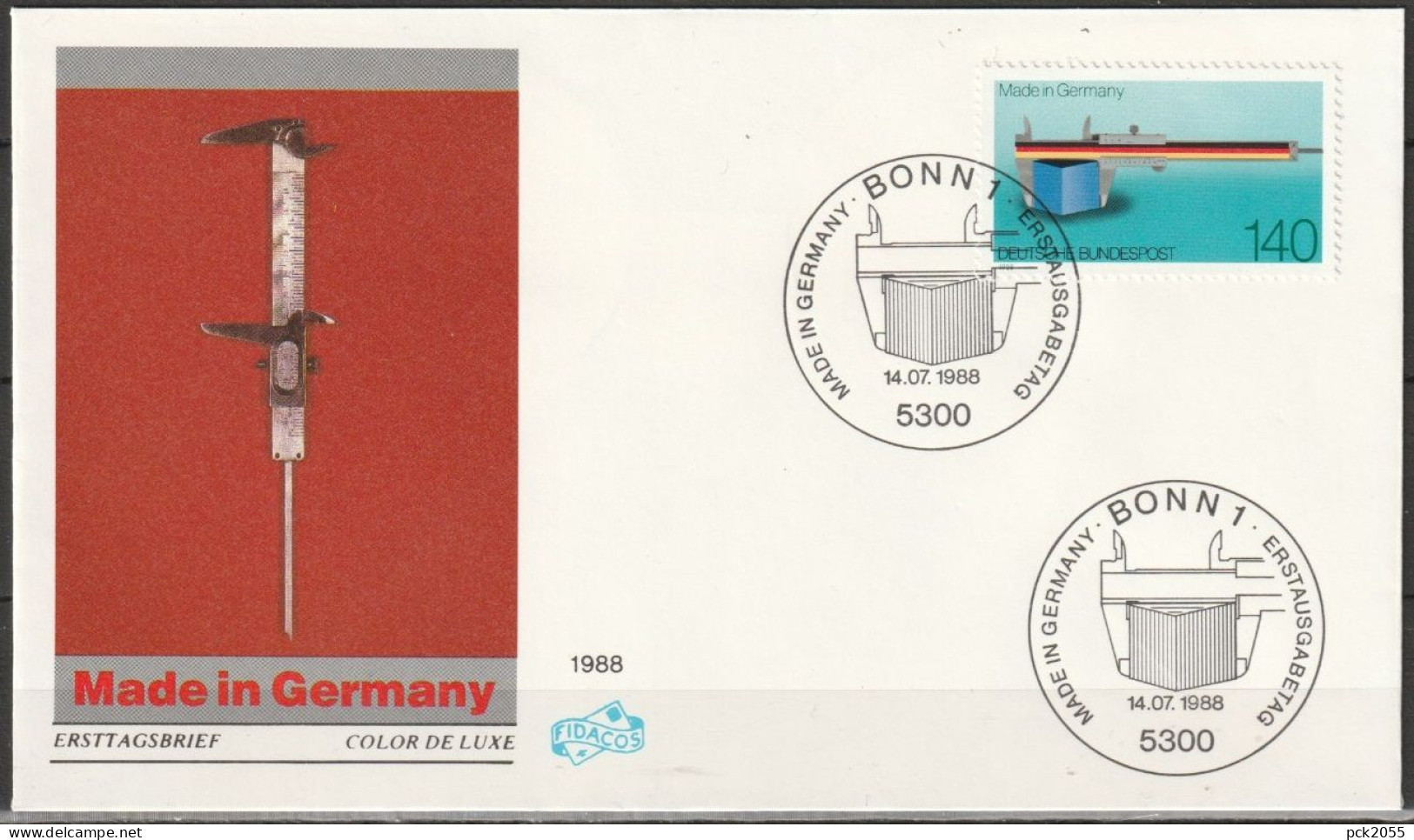 Bund FDC 1988 Nr.1378  100 Jahre Made In Germany ( D 3470 ) Günstige Versandkosten - 1981-1990