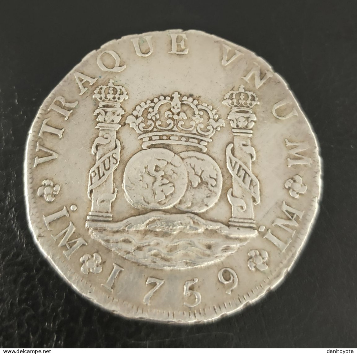 ESPAÑA. AÑO 1759. FERNANDO VI.  8 REALES PLATA LIMA JM. PESO 27 GR.  REF A/F - Münzen Der Provinzen