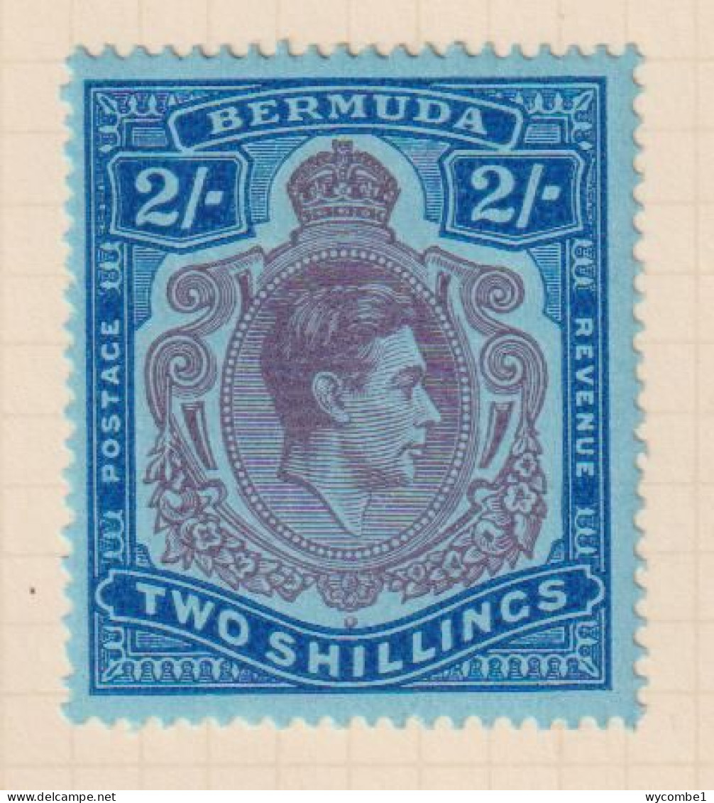 BERMUDA  - 1938-53 George VI Definitive Wmk Mult Script CA 2s (SG116b) Hinged Mint - Bermudes