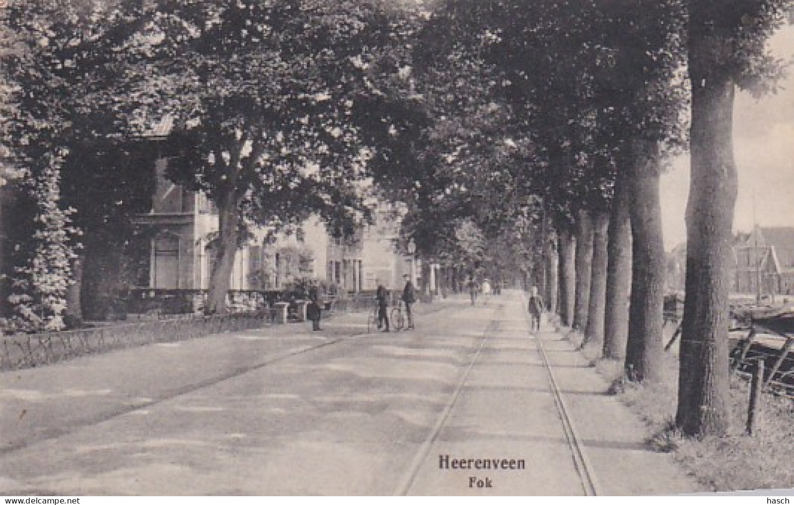 482246Heerenveen, Fok. 1915.(achterkant Begint Los Te Raken.) - Heerenveen