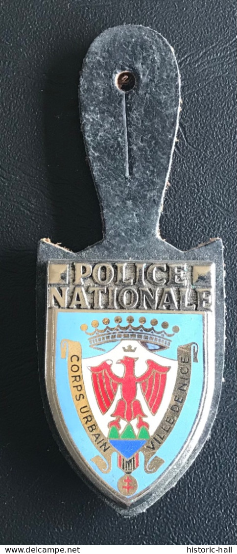 INSIGNE / PUCELLE - Police Nationale - Corps Urbain Ville De NICE - Policia
