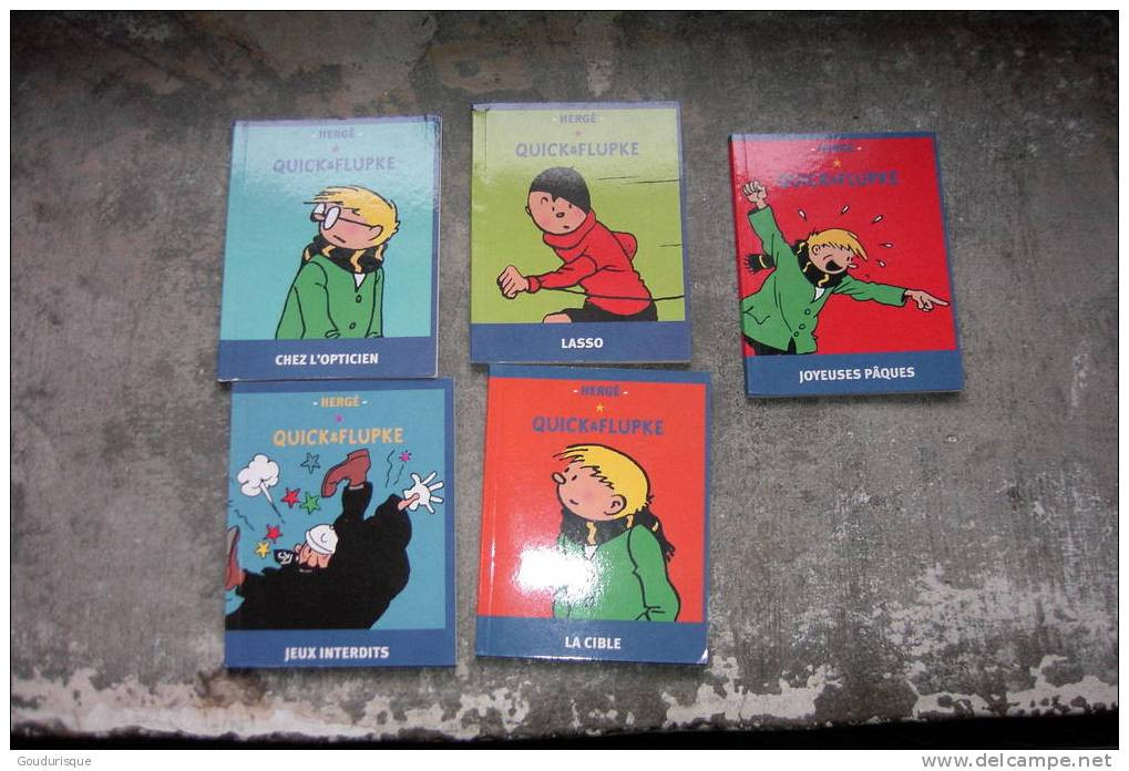 MINI LIVRET QUICK ET FLUKE    HERGE   TINTIN - Quick Et Flupke