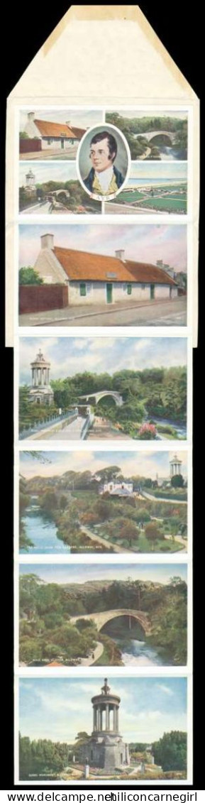 * AYR Letter Card Of LAND O' BURNS - Six Views In Art Colour - Carte Lettre De LAND O' BURNS - Six Vues - Ed. HENDERSON - Ayrshire