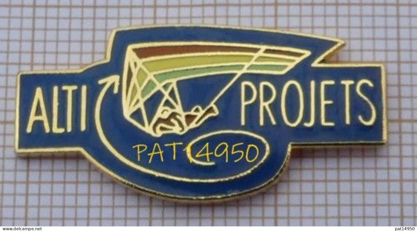 PAT14950 PARAPENTE DELTAPLANE   ALTI PROJETS En Version EGF - Paracadutismo