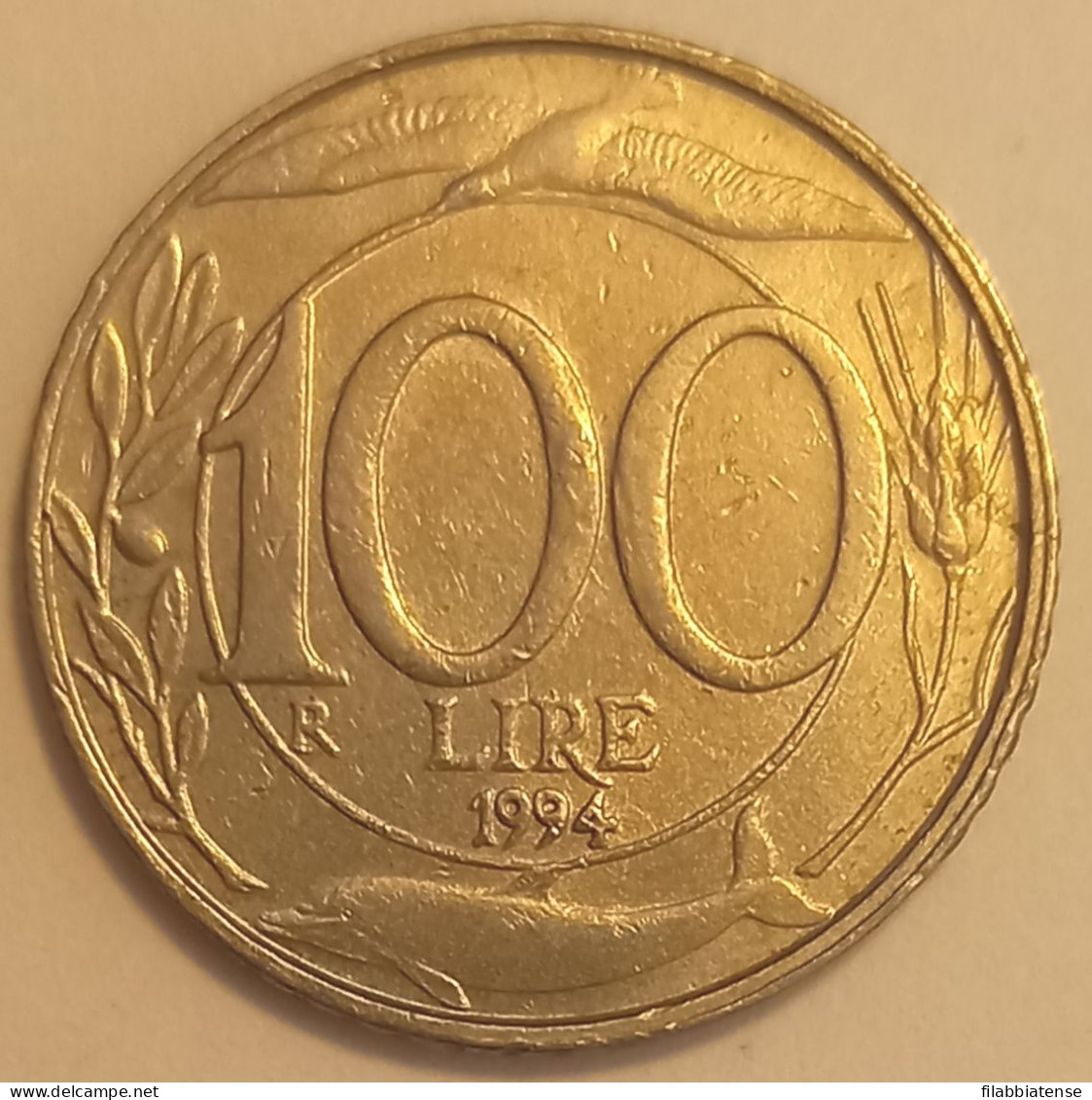 1994 - Italia 100 Lire   ----- - 100 Liras