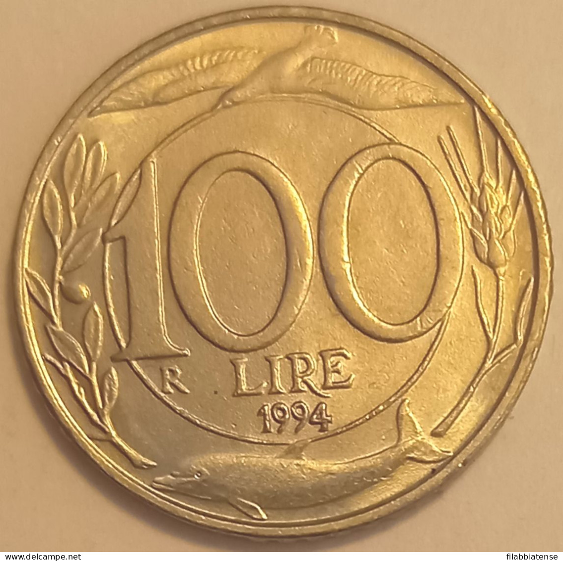 1994 - Italia 100 Lire   ----- - 100 Liras