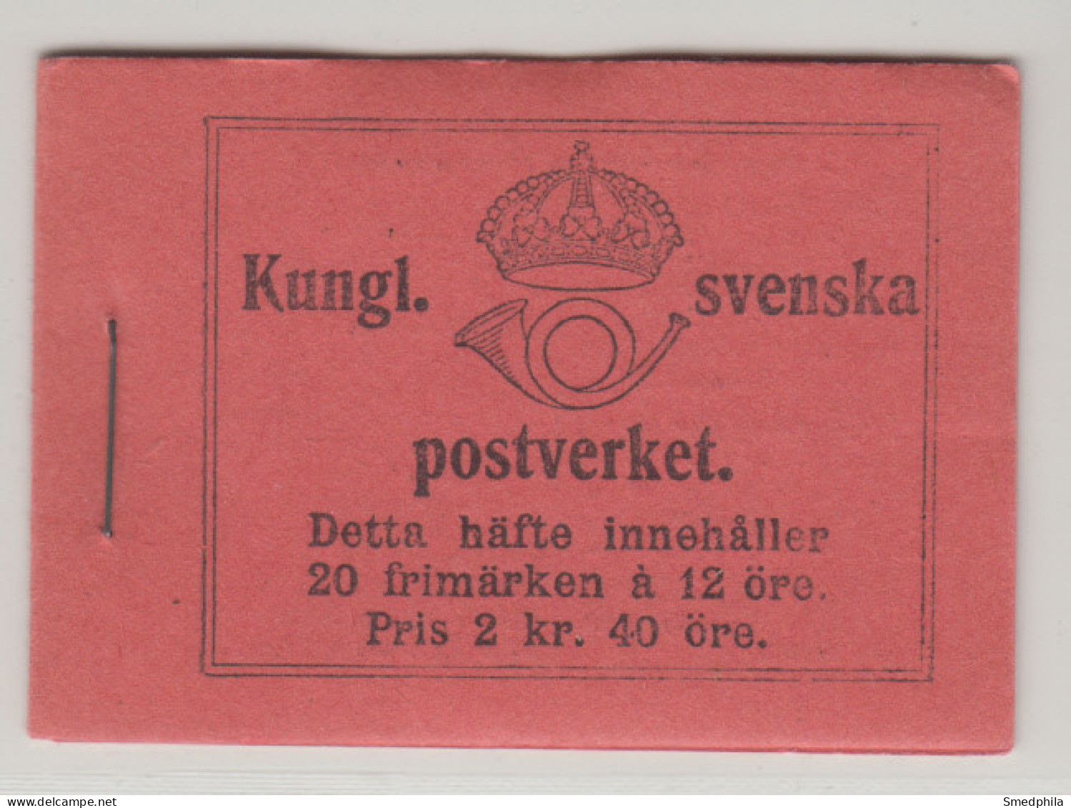 Sweden Booklet 1918 - Facit 10 O MNH ** - 1904-50