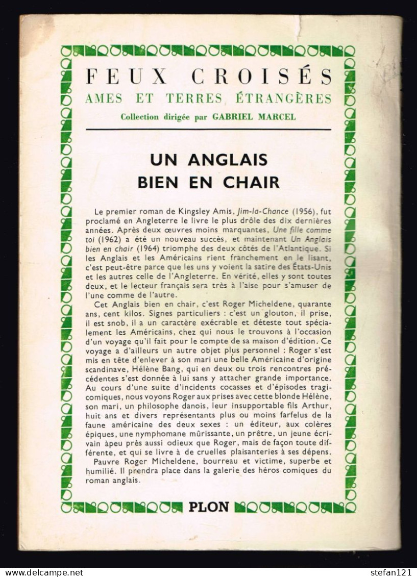 Un Anglais Bien En Chair - Kingsley Amis - 1964 - 224 Pages 19,7 X 14 Cm - Adventure
