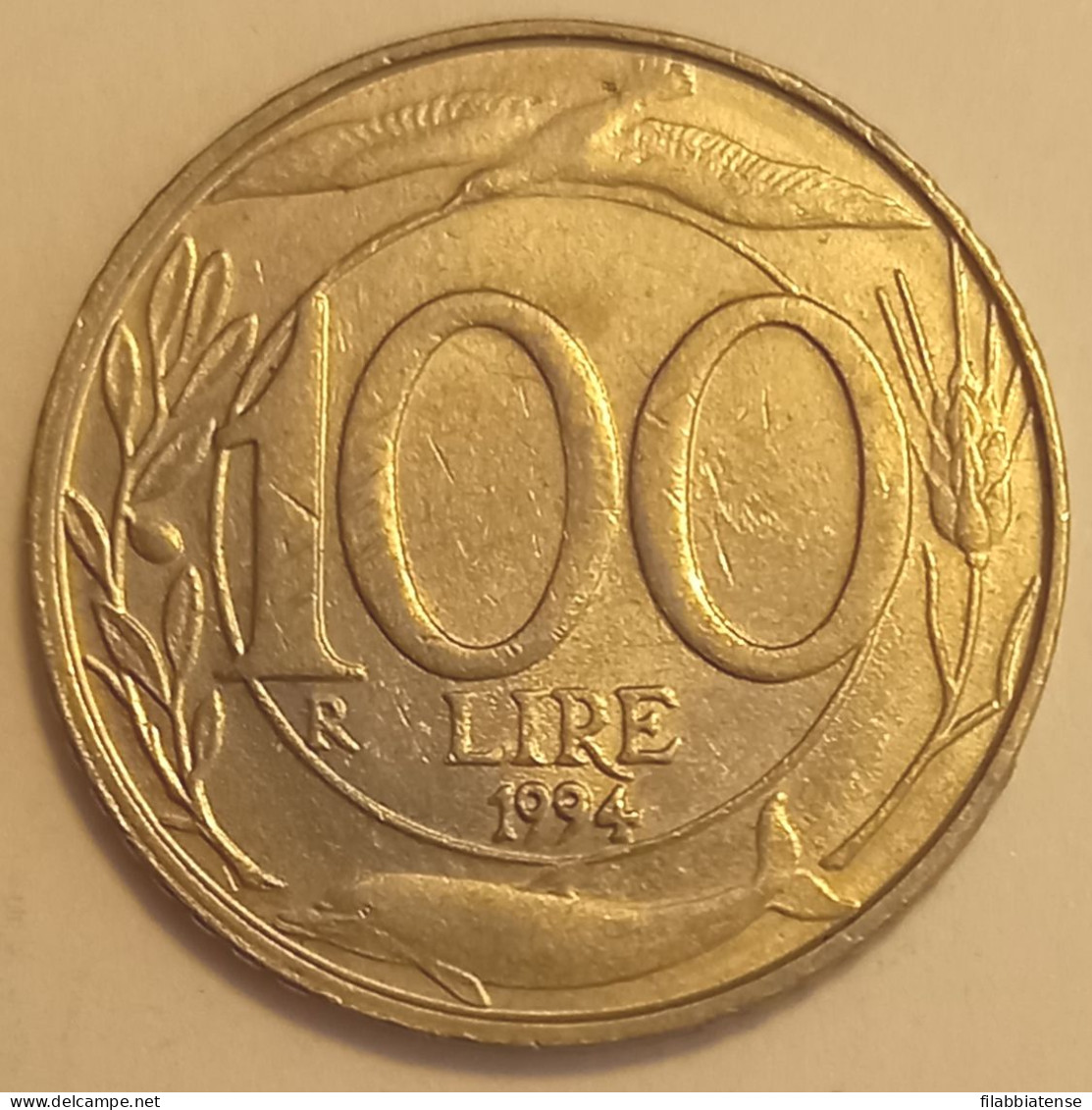 1994 - Italia 100 Lire   ----- - 100 Liras