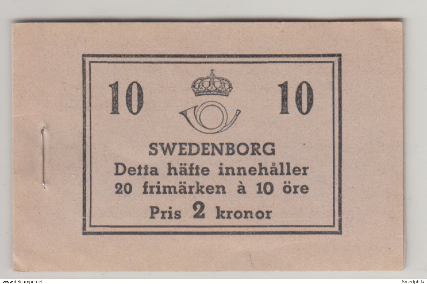 Sweden Booklet 1938 - Facit 33 CC R MNH ** - 1904-50